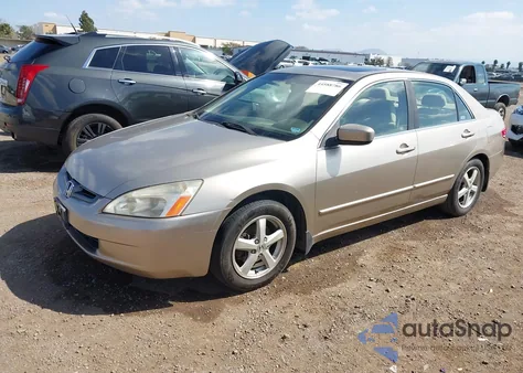2004 Honda Accord 2.4 Ex из США, поврежденный, VIN JHMCM56624C037368